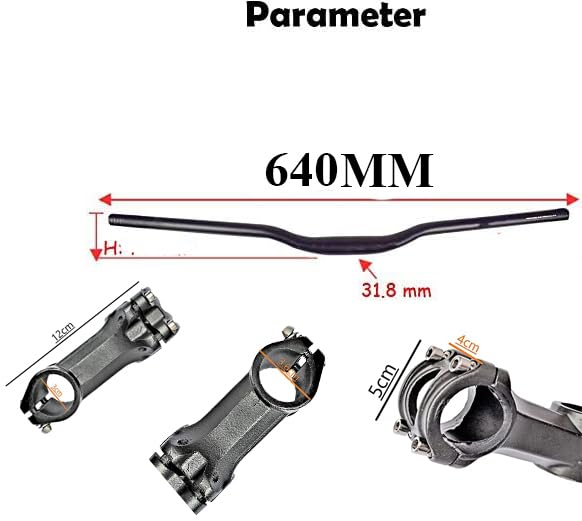 Premium MTB Cycle Handlebar Rod and Lightweight Bicycle Handle Stem – Universal Fit for Road Bike, Mountain Bike, BMX, and More 31.75mm
