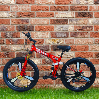 Folding Cycle Red 26 inchi