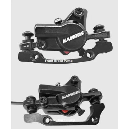 Kamros Hydraulic Brakes with Rotor Set FRONT & REAR Full set 2pc Disc Free