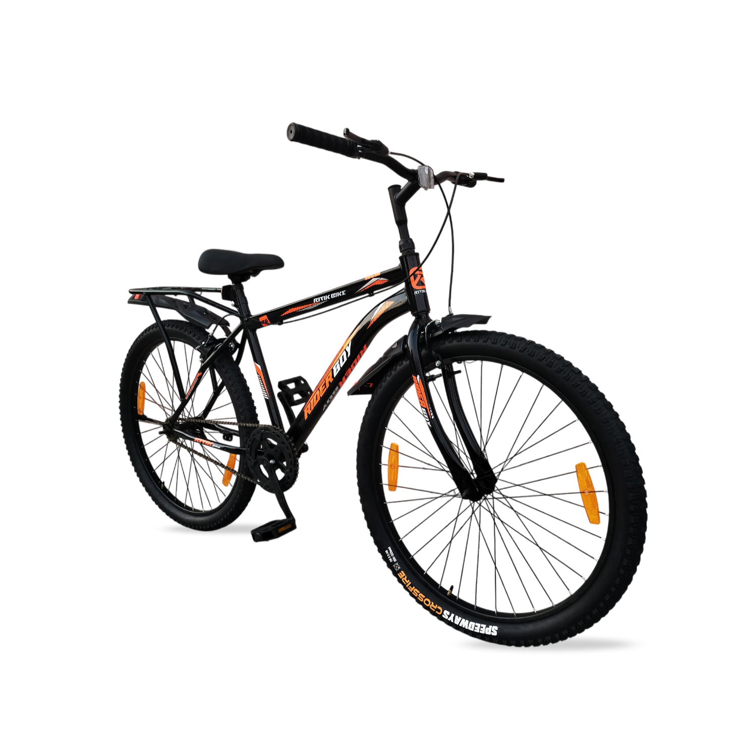 RIDERBOY City Bike 26 inchi Black