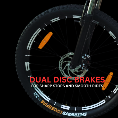 RIDERBOY PRO 21 Gear DUAL DISC /Hardtail 26 T (inch) Blue Grey