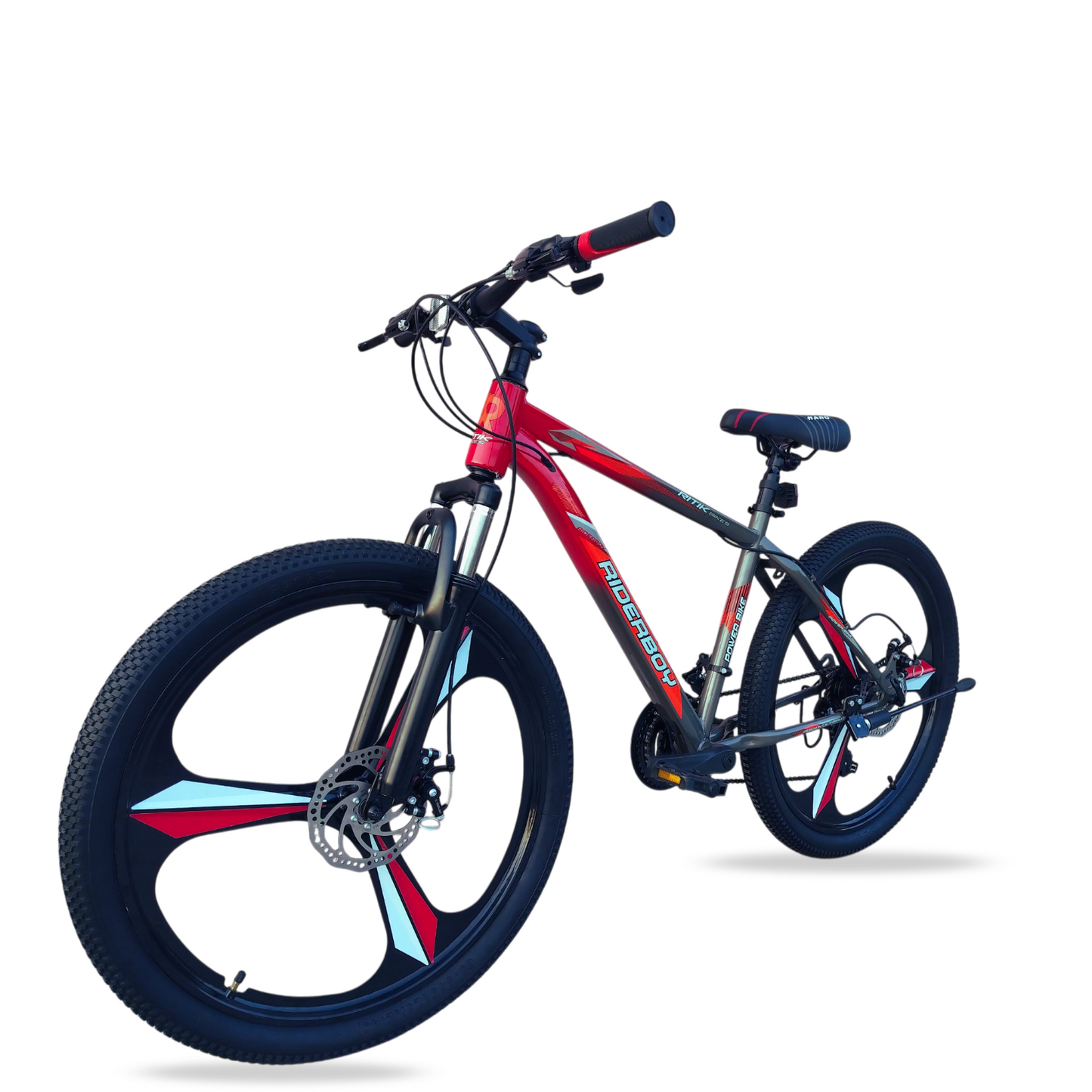 RIDERBOY 26 Inch Mountain Bike 21 Gear Mag Wheel 3/6-Spoke Wheels