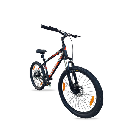 RIDERBOY 24T Bicycle Boys & Girls 24 T (inch) BMX Cycle  (Single Speed, Mat Black,