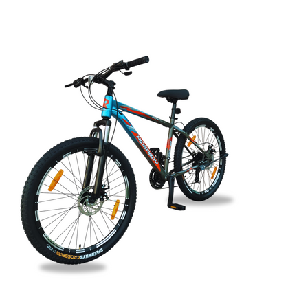 RIDERBOY PRO 21 Gear DUAL DISC /Hardtail 26 T (inch) Blue Grey