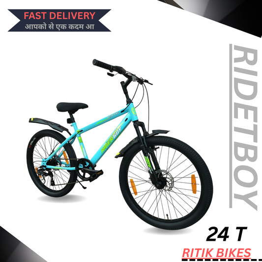 RIDERBOY PRO 7 SPEED DUAL DISC /Hardtail 24 T (inch) Blue