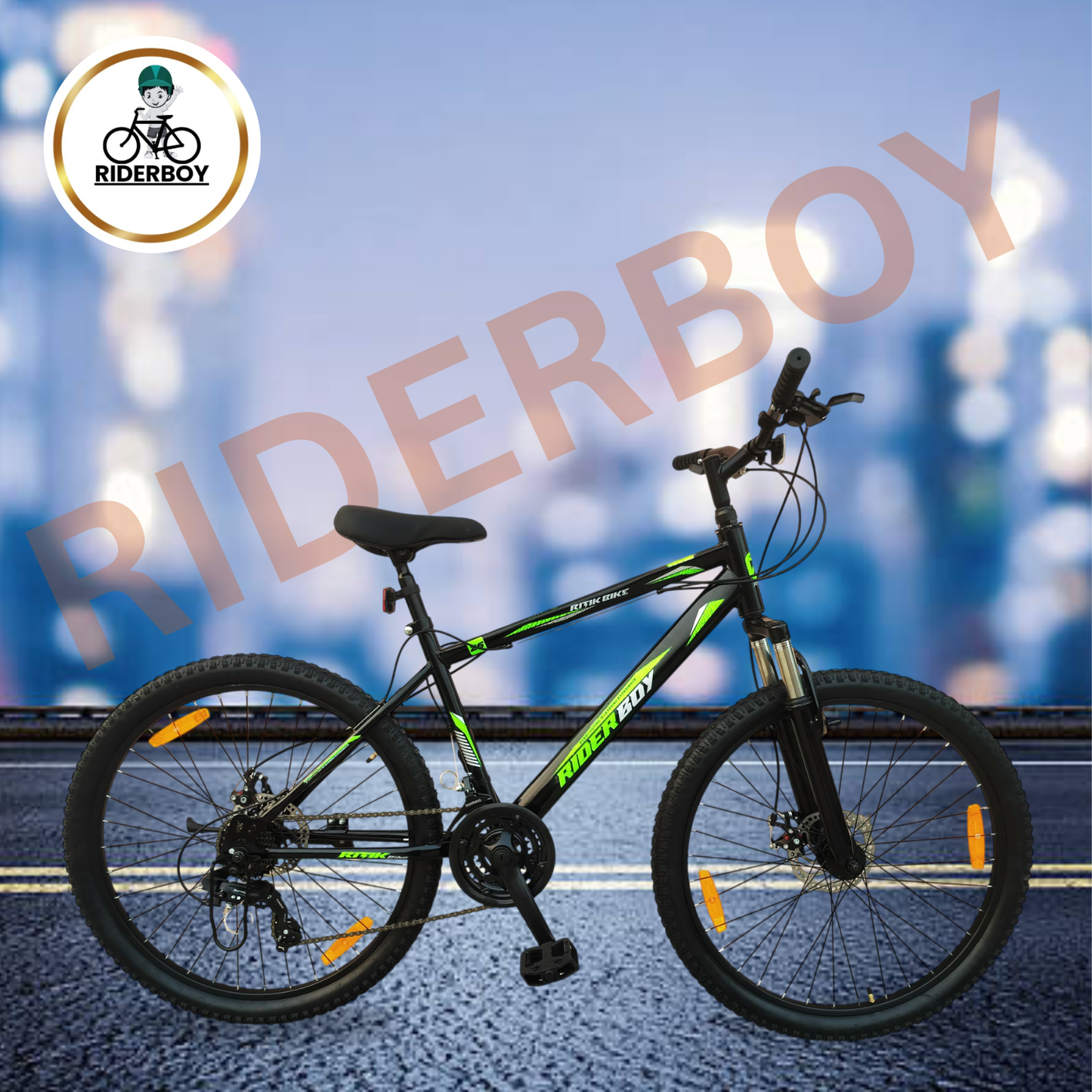 RIDERBOY Mountain Cycle 21 Gear Black